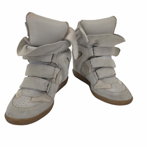 イザベルマラン ISABEL MARANT インヒール ジャーマントレーナー ハイカットスニーカー レディース JPN:38
