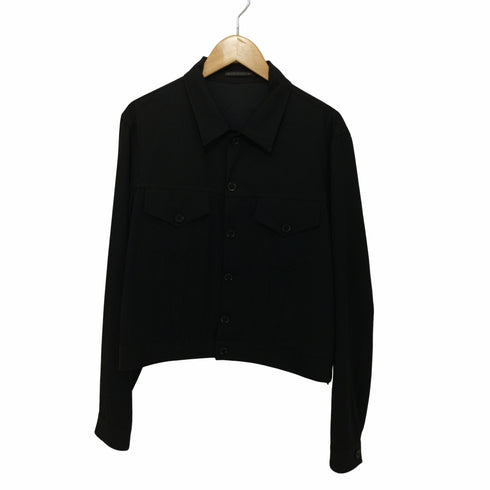 ヨウジヤマモトプールオム Yohji Yamamoto POUR HOMME 14SS Wool Gabardine Jacket ウールギャバ 100番 トラッカージャケット メンズ JPN:4