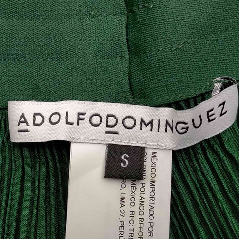 アドルフォドミンゲス ADOLFO DOMINGUEZ 変形 ワイド プリーツパンツ レディース JPN:S