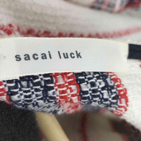 サカイラック sacai luck ボーダー フリンジポンチョ レディース JPN:2