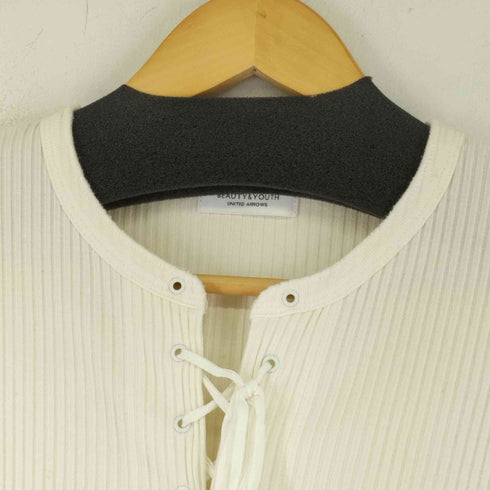 ビューティーアンドユースユナイテッドアローズ BEAUTY & YOUTH UNITED ARROWS リブレースアッププルオーバー レディース