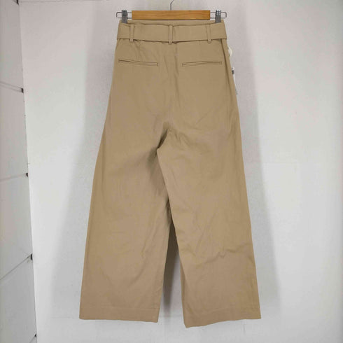 アーバンリサーチドアーズ URBAN RESEARCH DOORS コットンベルトワイドパンツ レディース JPN:36
