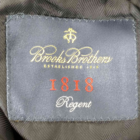 ブルックスブラザーズ BROOKS BROTHERS 1818 REGENT 背抜き 2B ウール テーラードジャケット メンズ 37S