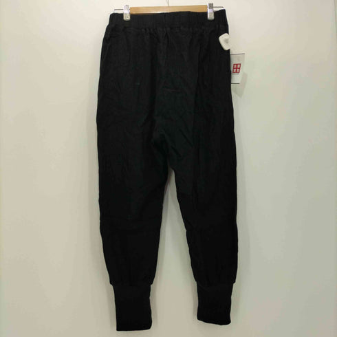 アンティカ antiqua リネン混 裾リブ テーパードパンツ レディース JPN:L