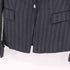 エンポリオアルマーニ EMPORIO ARMANI ストライプ ダイヤボタン シングルジャケット レディース JPN:40