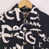 ディーアンドジードルチェアンドガッバーナ D&G DOLCE&GABBANA ハンドペイントデザイン総柄ロゴ ジャケット メンズ import:XS