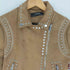 ザラ ZARA スタッズライダースジャケット レディース import:M