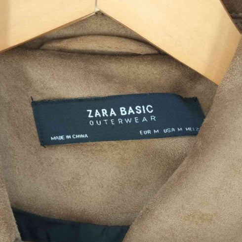 ザラ ZARA スタッズライダースジャケット レディース import:M