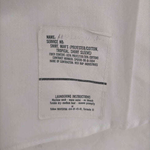 ユーエスネイビー US NAVY ユニフォームシャツ メンズ import:L