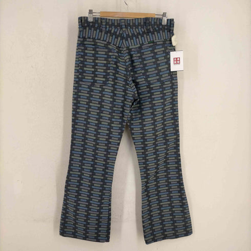 - ELY 60-80S 42TALON ユニオンチケット 総柄 フレアスラックス メンズ