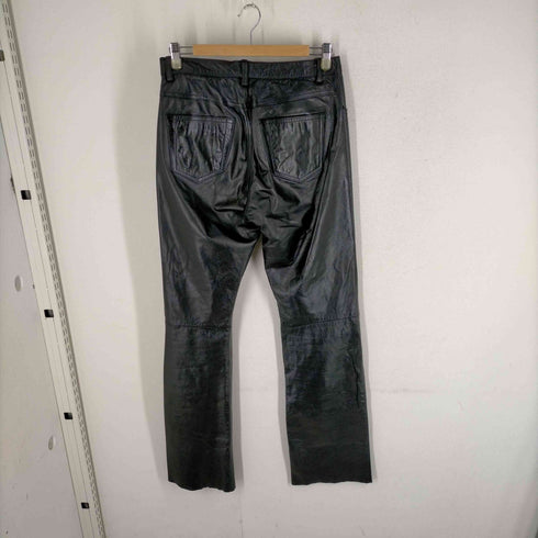 パームス prms カウレザーフレアパンツ メンズ 30