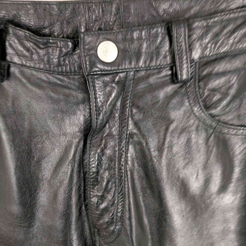 パームス prms カウレザーフレアパンツ メンズ 30