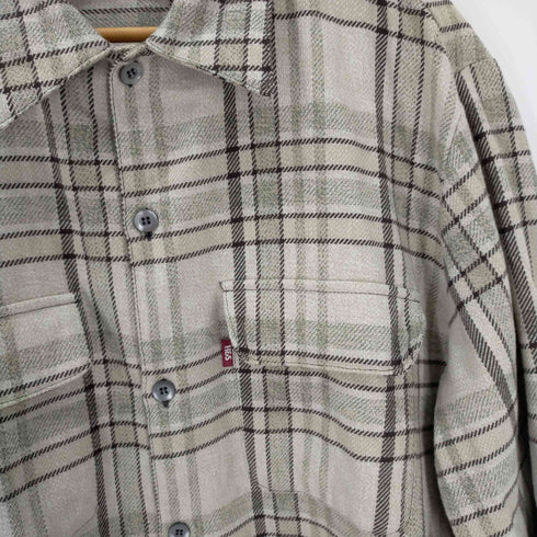 ハイドアンドシーク HIDE AND SEEK Check L/S Shirt メンズ JPN:XL