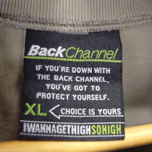 バックチャンネル Back Channel DRY NO SLEEVE T メンズ JPN:XL