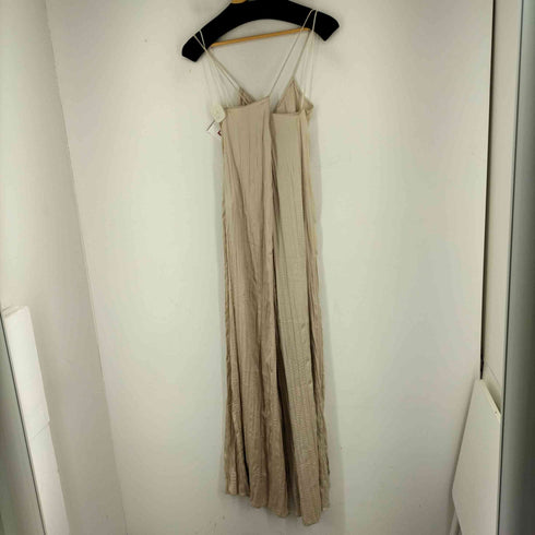 ザラ ZARA Wrinkled Golden Jumpsuit レディース M