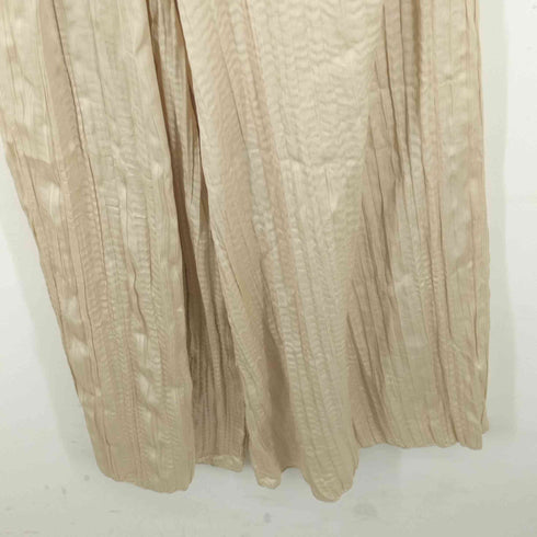 ザラ ZARA Wrinkled Golden Jumpsuit レディース M