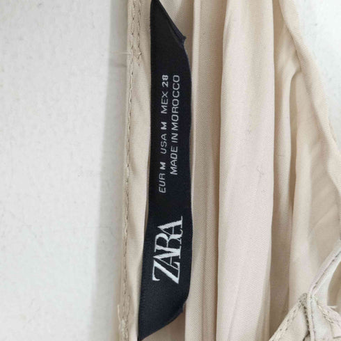 ザラ ZARA Wrinkled Golden Jumpsuit レディース M