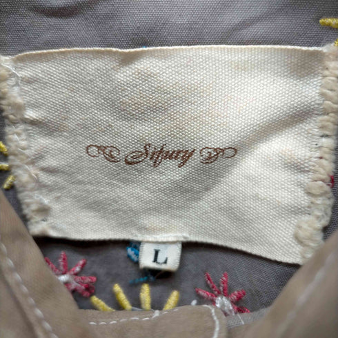MADE IN JAPAN ネイティブ刺繍オイルドコットンシャツ メンズ JPN:L