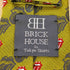 ブリック ハウス BRICK HOUSE バンドロゴ刺繍ナローネクタイ メンズ