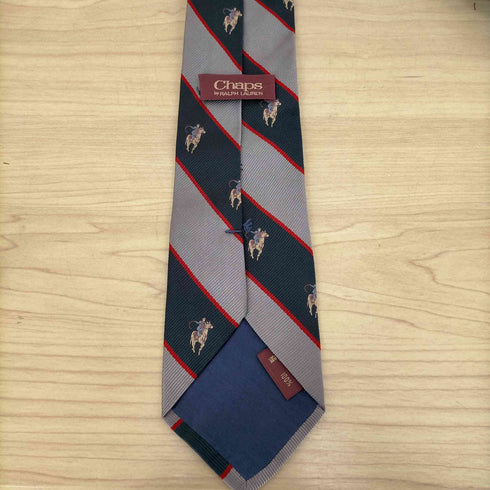 チャップスラルフローレン CHAPS RALPH LAUREN ポニー刺繍ストライプネクタイ メンズ