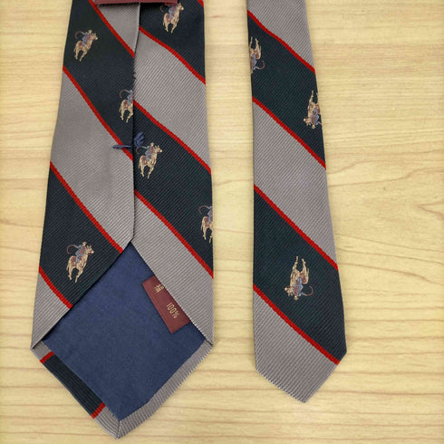 チャップスラルフローレン CHAPS RALPH LAUREN ポニー刺繍ストライプネクタイ メンズ