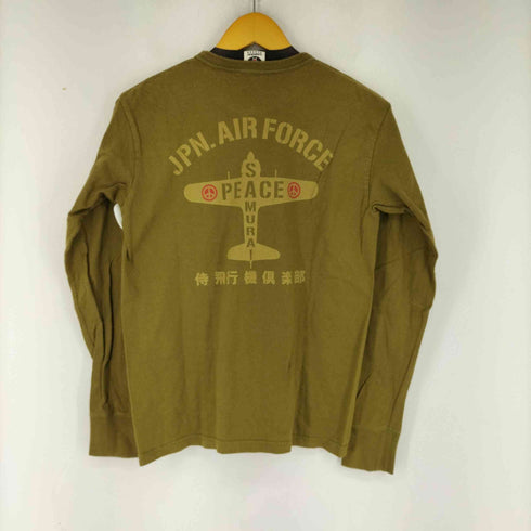 サムライヒコウキクラブ サムライ 飛行機倶楽部 侍飛行機倶楽部 ロングTシャツ メンズ JPN:M
