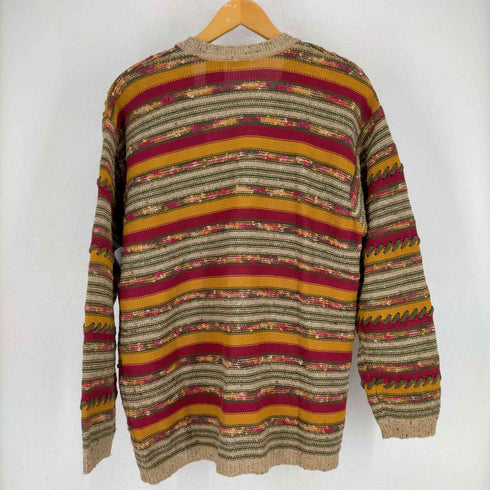 フメイ LIZ wear 90S コットンアクリル3Dニットカーディガン メンズ JPN:M