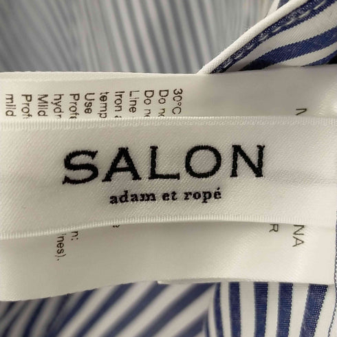 サロンアダムエロペ SALON adam et rope レースアップ ストライプ トップス レディース FREE