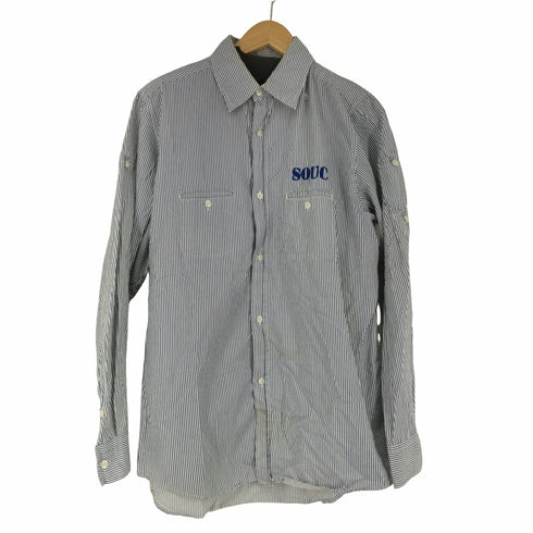 ステューシー Stussy SOUC ストライプ L/S シャツ メンズ import:L