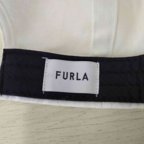 フルラ FURLA ロゴ刺繍 6パネル キャップ レディース