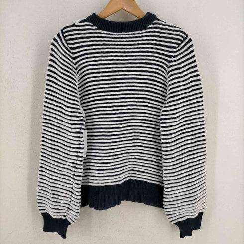 dobber Clover knit ボーダー3Dコットンニット レディース import:S