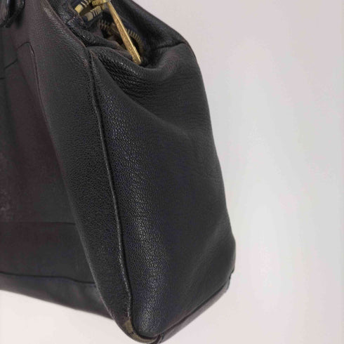 マークジェイコブス MARC JACOBS チェーン ショルダー ロゴ プレート レザー ボストン バッグ レディース