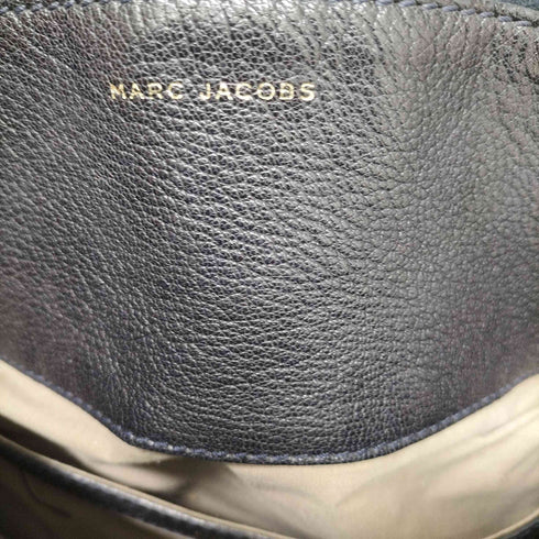 マークジェイコブス MARC JACOBS チェーン ショルダー ロゴ プレート レザー ボストン バッグ レディース