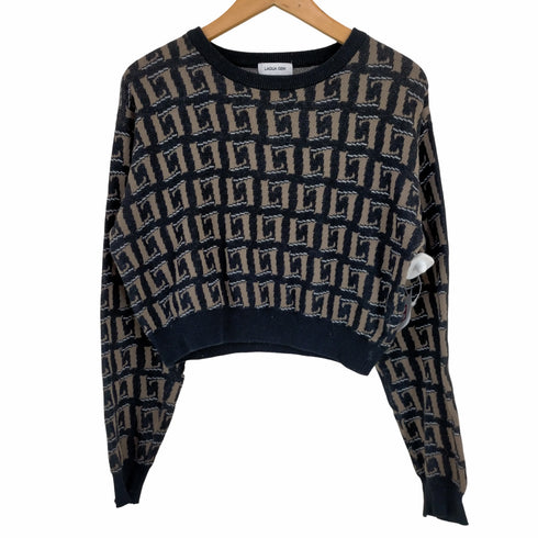 ラグアジェム LAGUA GEM MONOGRAM KNIT TOPS レディース FREE