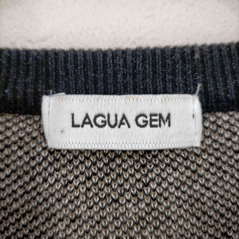 ラグアジェム LAGUA GEM MONOGRAM KNIT TOPS レディース FREE