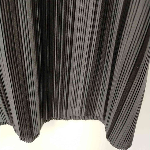 プリーツプリーズイッセイミヤケ PLEATS PLEASE ISSEY MIYAKE 16AW シャドウストライプハイネックプリーツワンピース レディース 3