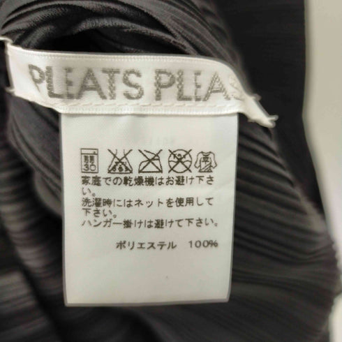 プリーツプリーズイッセイミヤケ PLEATS PLEASE ISSEY MIYAKE 16AW シャドウストライプハイネックプリーツワンピース レディース 3