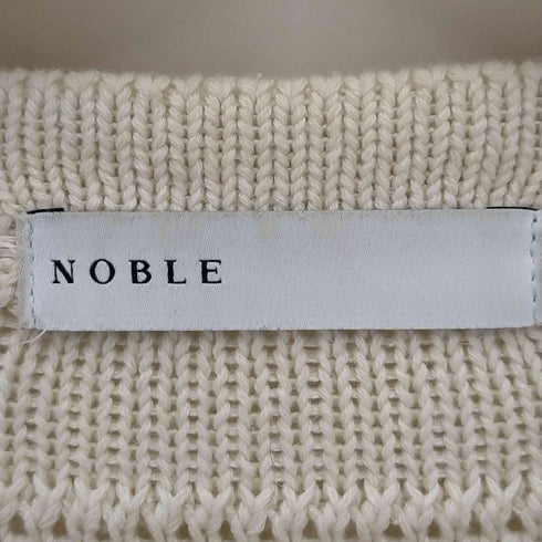 ノーブル Noble 22SS フリンジニット ジャケット レディース