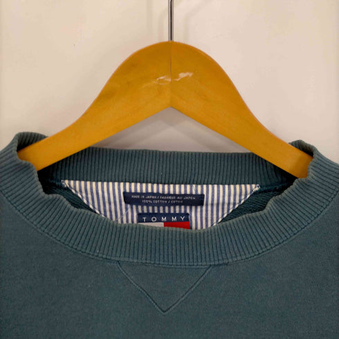 トミーヒルフィガー TOMMY HILFIGER 90S Vガゼット 刺繍 L/Sスウェット レディース M/M
