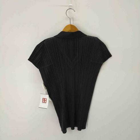 プリーツプリーズイッセイミヤケ PLEATS PLEASE ISSEY MIYAKE 13AW 襟付きプリーツスキッパーシャツ レディース 3