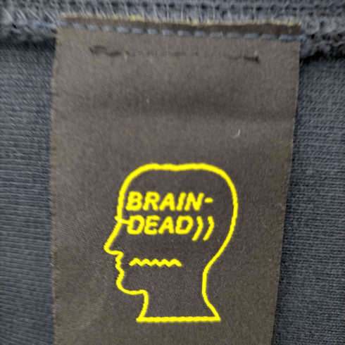 ブレインデッド BRAIN DEAD 両面フォトパッチスウェット インサイドアウト メンズ import:M