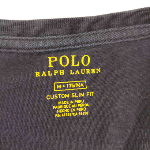 ポロラルフローレン POLO RALPH LAUREN CUSTOM SLIM FIT ビッグポニープリント S/S Tシャツ メンズ import:M