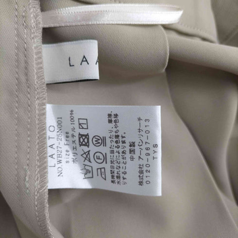 LAATO 22AW PLEATED CHANGE SKIRT レディース FREE