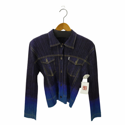 プリーツプリーズイッセイミヤケ PLEATS PLEASE ISSEY MIYAKE 21AW 総柄グラデーションプリーツトップス レディース 3