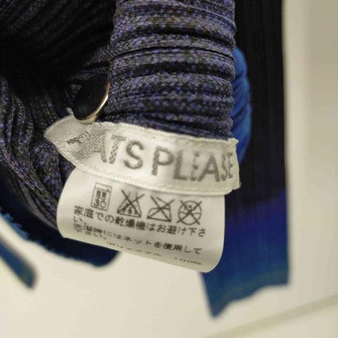 プリーツプリーズイッセイミヤケ PLEATS PLEASE ISSEY MIYAKE 21AW 総柄グラデーションプリーツトップス レディース 3