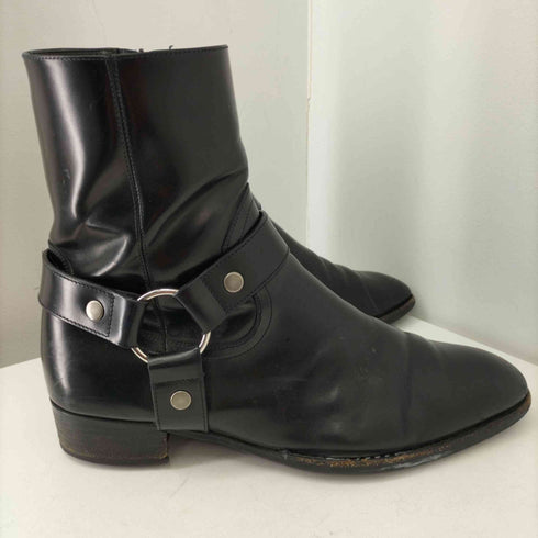 サンローランパリ SAINT LAURENT PARIS ワイアットハーネスリング ブーツ メンズ
