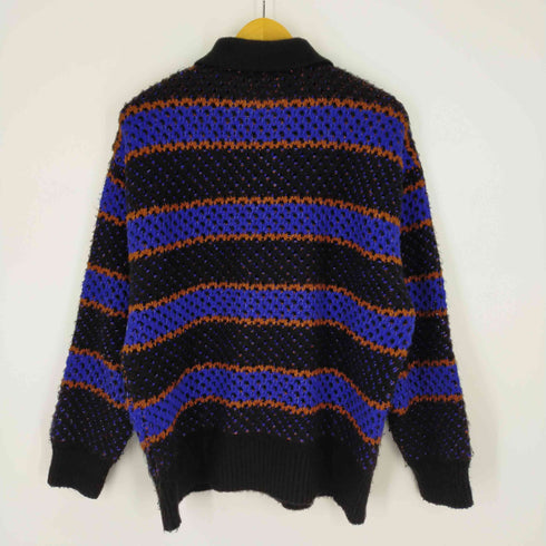 ザラ ZARA JACQUARD STRIPED KNIT POLO グラデーションプルオーバーニット メンズ import:M