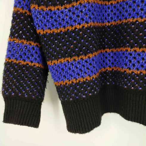 ザラ ZARA JACQUARD STRIPED KNIT POLO グラデーションプルオーバーニット メンズ import:M