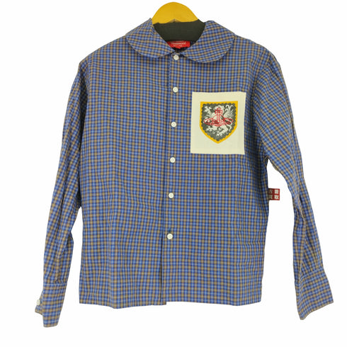 ヴィヴィアンウエストウッドレッドレーベル Vivienne Westwood RED LABEL ポケットデザインプリント刺繍タータンチェックシャツ レディース JPN:1