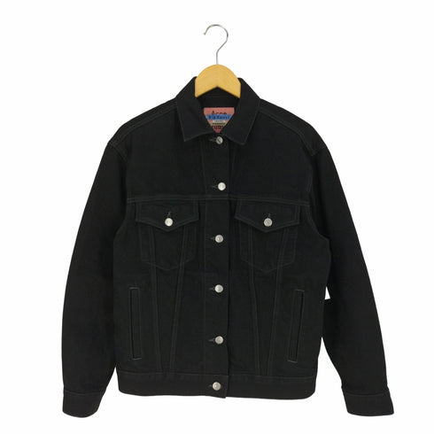 アクネストゥディオズブロコンスト Acne Studios Bl? Konst 2000 BLACK METAL ブラックデニムトラッカージャケット レディース 32